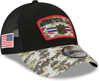 NFL Basecap Shield Liga Cap Salute to Service 9Forty 2021 195853840306 Kappe