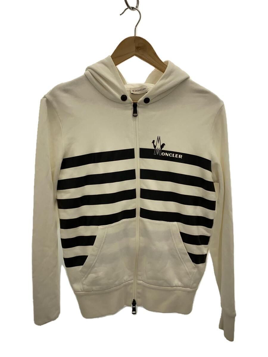 MONCLER Zip Hoodie 19SS MAGLIA CARDIGAN XS COTTON White MONCLER Zip Hoodie 19SS MAGLIA CARDIGAN XS COTTON White