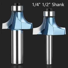 1/4" 1/2" Shank Router Bit Carbide Milling Cutter Woodworking Trimming CNC Tool