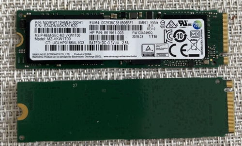 Take-up Fruit vegetables Thank you for your help NEW Samsung SM961 1TB M2 PCIe NVMe SSD MZ-VKW1T00 Solid State Drive  768480206168 | eBay