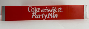 RARE VINTAGE COCA COLA NEW "COKE ADDS LIFE TO PARTY FUN" DIP AND SERVING TRAY