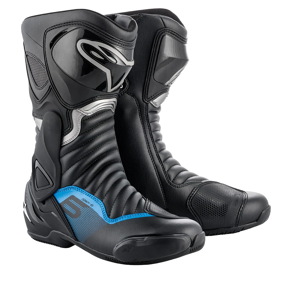 Alpinestars SMX S MX 6 V2 Black Blue 177 Motorcycle Racing