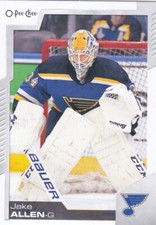 20/21 OPC...JAKE ALLEN...CARD # 11...BLUES...FREE COMBINED SHIPPING