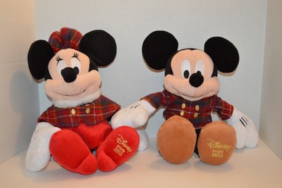 mickey and minnie stuffed toys