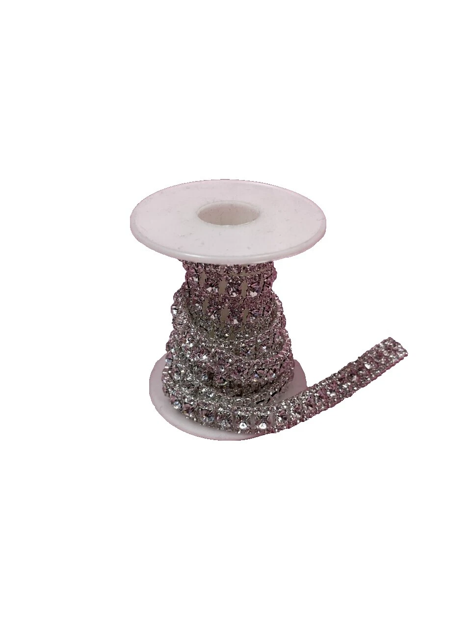 Blanco Rhinestone Ribetes para Costura