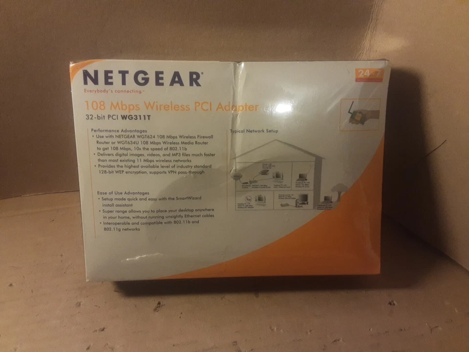 Netgear WG311v3 54 Mbps 802.11g Wireless LAN PCI Adapter - Image 3 of 4