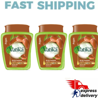 3X Vatika Naturals Argan Hot Oil Hair Mask with Moroccan Argan Oil 500g