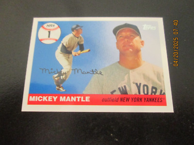 MICKEY MANTLE YANKEES 2006 TOPPS HOME RUN HISTORY CARD #1 #MHR1
