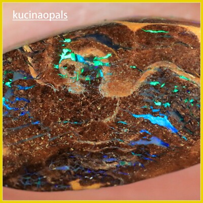 8.10 TCW Natural AUSTRALIAN Boulder  MATRIX Opal Stone +VIDEO