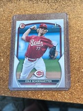 2023 Bowman Draft Prospects Paper 1st Bowman Card # BD-116 Cole Schoenwetter
