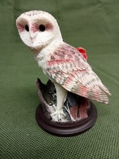 THE COUNTRY BIRD COLLECTION BARN OWL hand painted BY ANDY PEARCE