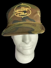San Sun Hat Share Corp Cap Camo Camouflage Baseball Green Adjustable Taiwan ROC