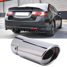 Chrome Stainless Steel Rear Exhaust Pipe Tail Muffler Tip For Honda Accord Sedan