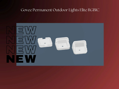 Govee Permanent Outdoor Lights Mount Bracket Clip (H705) or Elite (H805)