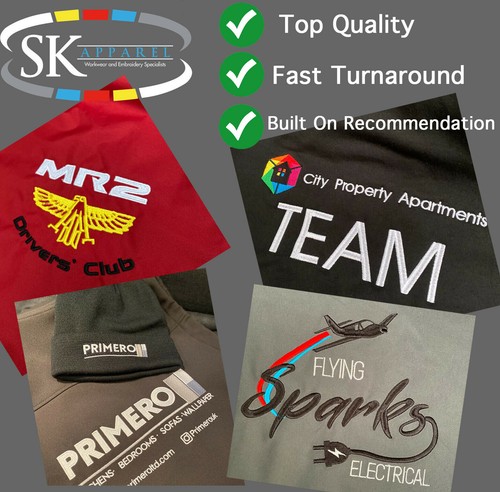 Starter Embroidery Company Logo Workwear Hoodie Polo Shirt Uniforms Customised - Picture 2 of 12