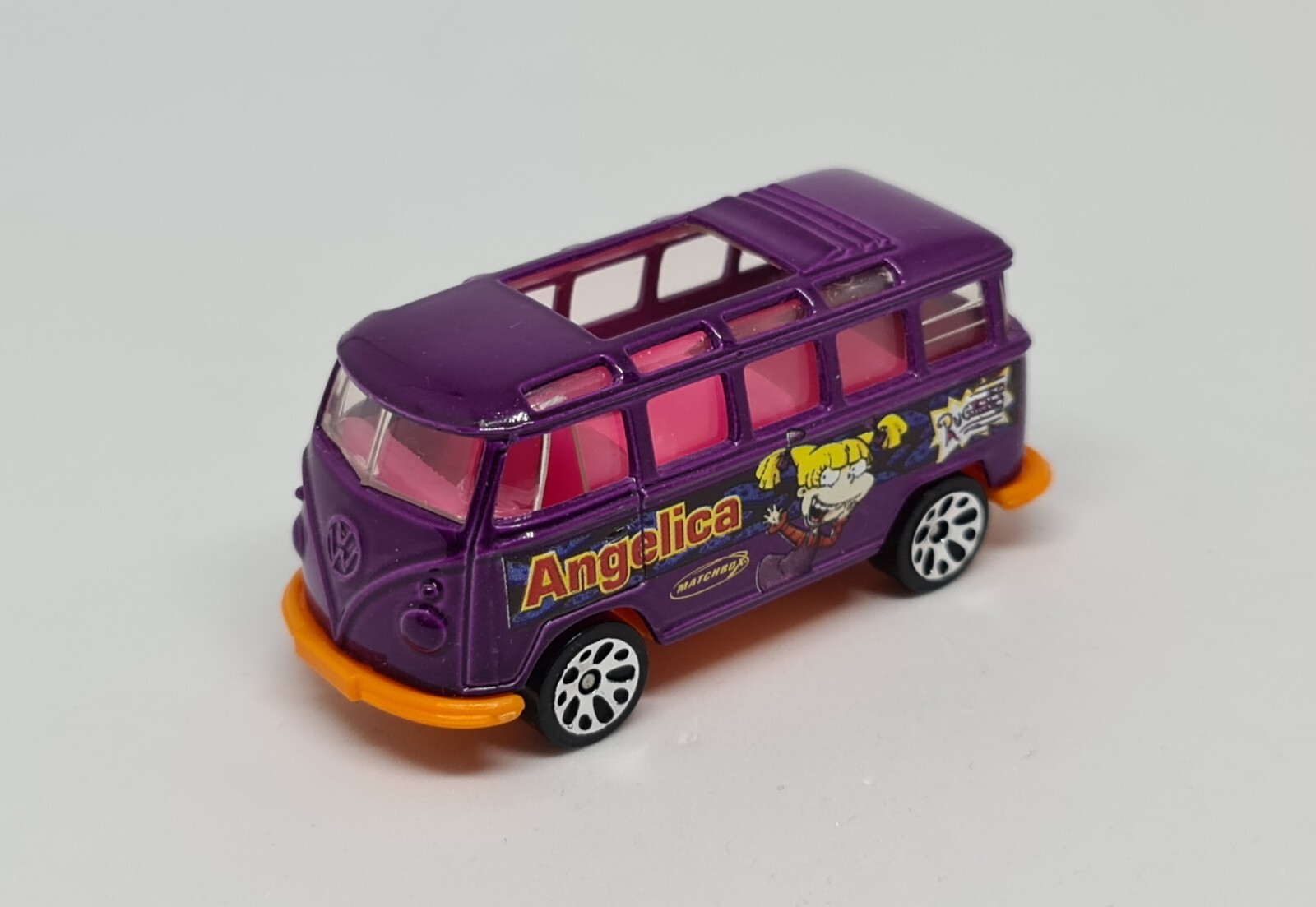 Matchbox VW Transporter Microbus Lila 2001 T1 Bus MBX Rugrats Angelica