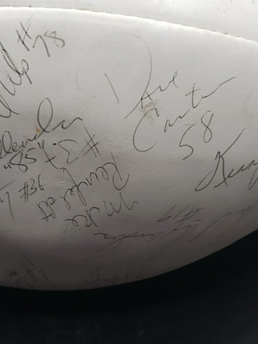NFL Autographed FOOTBALL 1979 Houston Oilers - Earl Campbell HOF Auto By TEAM! - Picture 11 of 24