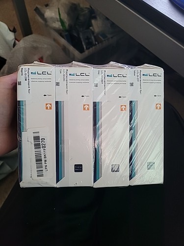 7 Pack LCL Compatible Ink Replacement for Canon GI23, C/M/Y/Red/Gray/Black - Picture 2 of 4