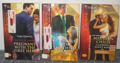 3 Romance Silhouette Desire Books King's Baby Scandals 3rd Bride Pregnant w/ 1st