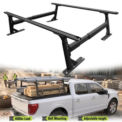 Adjustable Truck Bed Rack Cargo Carrier for Ford F150, RAM, Silverado Pickup Bar