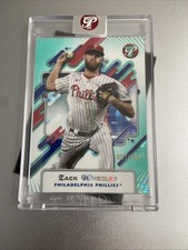 2025 Topps Pristine Zach Wheeler - Aqua Refractor /199 Encased