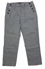 Tommy Hilfiger Women's Pants Cotton Denim Stretch Slim Crop Zip w/Button Size 4