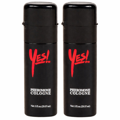 2 Count Yes! Pheromone Cologne 1oz  Attraction Enhancing Fragrance  Long Lasting