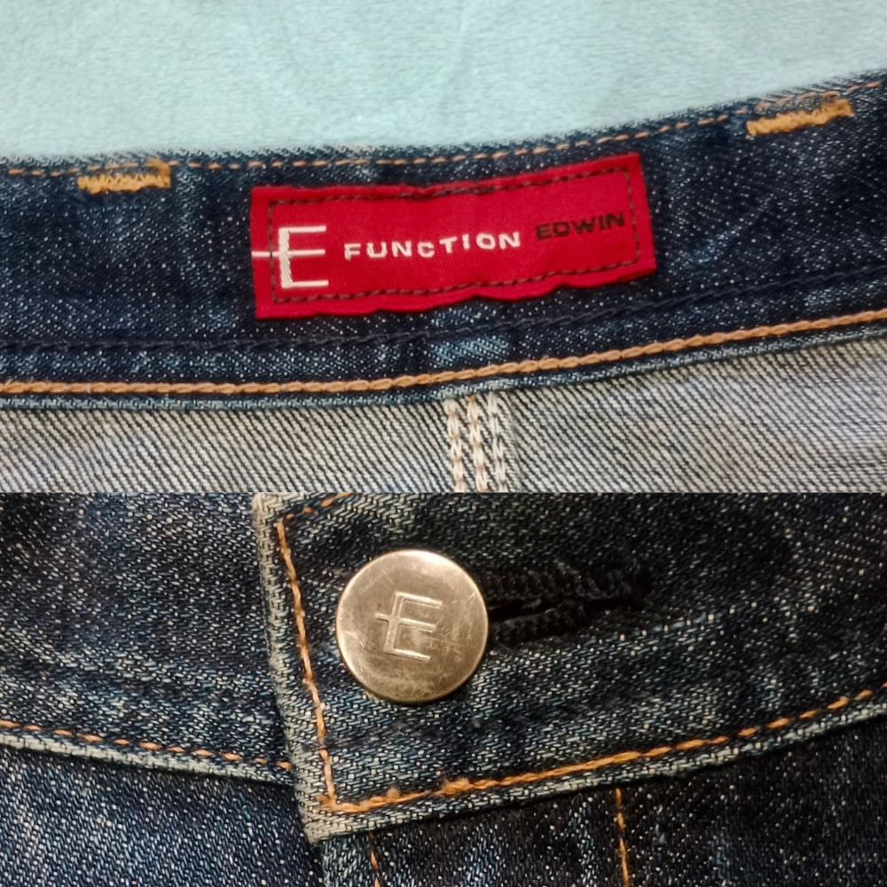 Edwin “E-function” Distress Jeans Denim  MADE IN … - image 4