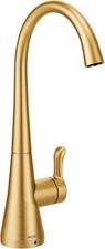 Moen S5520BG Sip Transitional Beverage Faucet, Brushed Gold