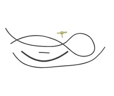 1965-1966 Mustang Coupe Fastback Convertible Windshield Washer Hose & Tee Kit