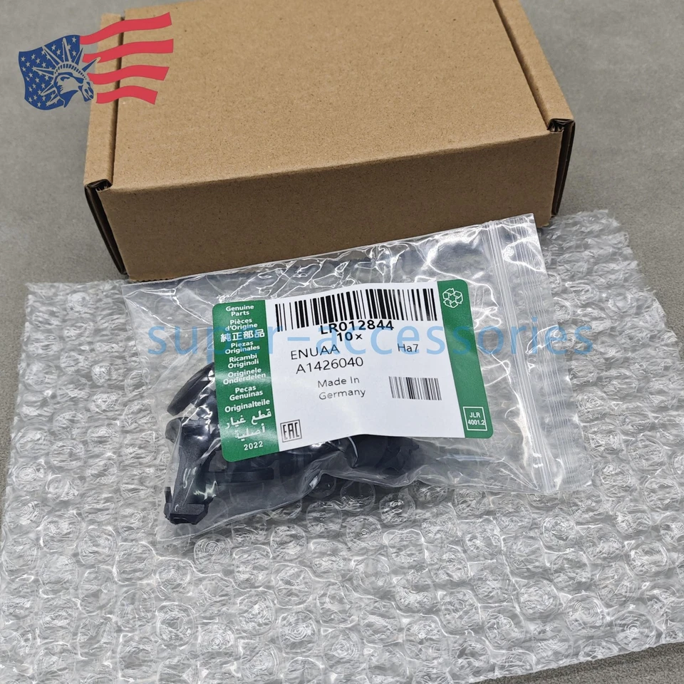 New 20×Bumper Clips For Land Rover 2010-2017 Range Rover Sport LR012844 Black - Imagem 2 de 4