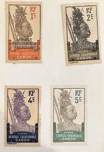 Gabon stamps 1911