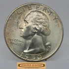 1950-S Washington Silver Quarter, Toned - #C55470NQ