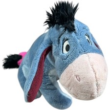 Disney Store Eeyore Stofftier Plüschtier Winnie Puuh Figur 30 cm blauer Schwanz
