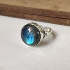 Awesome Labradorite Gemstone Ring 925 Sterling Silver Unique Style Ring PG8289