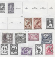 12 Congo Stamps from Quality Old Antique Album 1928-1932