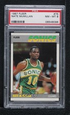 1987-88 Fleer Nate McMillan #75 PSA 8 0y8e
