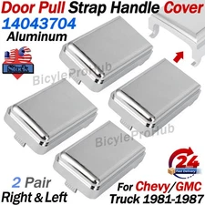 FOR 81-87 CHEVY GMC TRUCK DOOR PULL STRAP DOOR GRAB HANDLE COVERS 14043704 4PCS