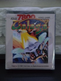 Galaga (Atari 7800, 1987) TESTED WORKING Protection Sleeve 