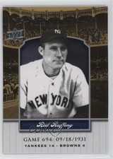 2008 Upper Deck Yankee Stadium Legacy Red Ruffing #YSL694 HOF 0i6