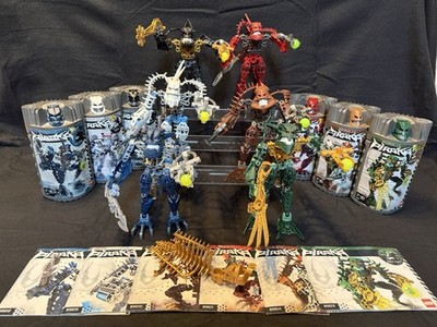 Lego Bionicle Piraka Set mit OVP und Aufbauanleitung + Irnakk Gold Spine