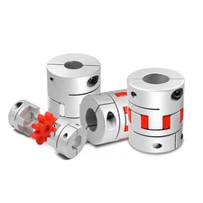 Shaft Coupler Flexible Plum Coupling CNC Stepper Motor Jaw Spider for 3D Printer