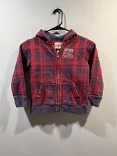 Kids Boys OshKosh Jacket Full Zip Size 6 Red/Blue
