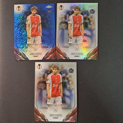 (3) 2023-24 Topps Chrome MIKA GODTS  RC /150 #CA-MG Blue Shim +refractor+base