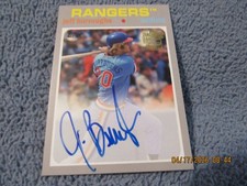 2016 Topps Archives Jeff Burroughs  Auto Card Signed Autographed Baseball