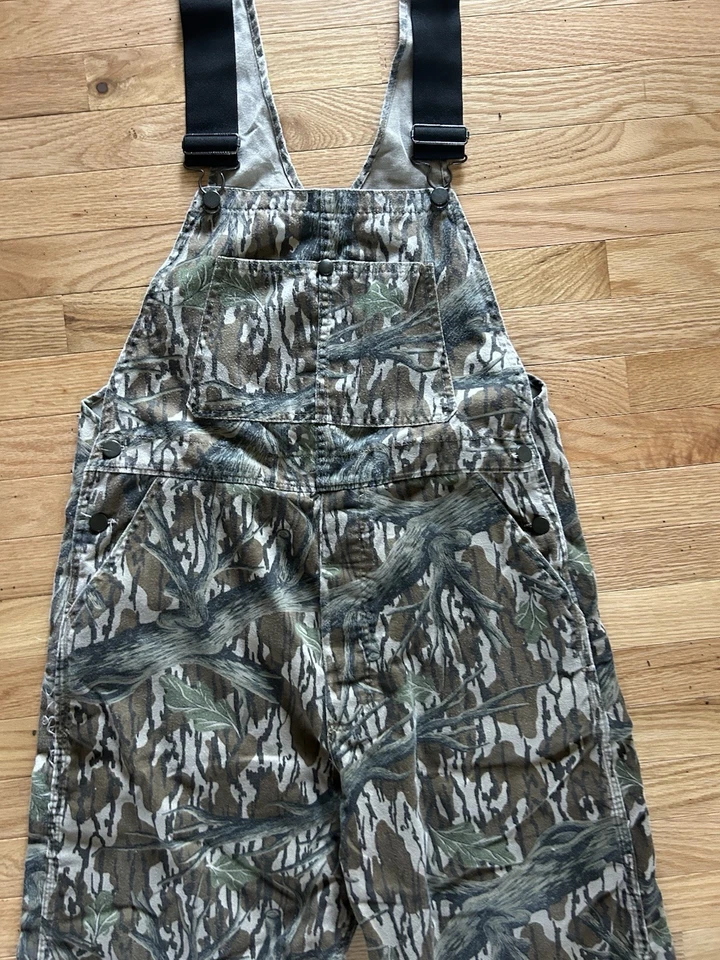 Mono camuflado de caza con soporte para árboles de roble musgo para hombre "mediano" Foto 3 de 4