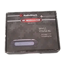 Radio Shack RF Modulator 15-2526 TV Converter A/V Into Coaxial Cable New OpenBox