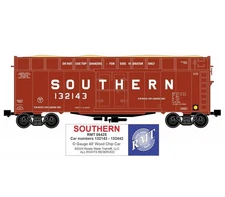 Ready Made Trains RMT - 86425 Woodchip Car, Southern, O Gauge