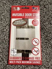 NEW - Invisible Door Stop - Multipack of 5 - For 3.5” Hinges