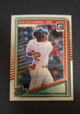 2025 Panini Donruss - Optic Rated Prospects Kristian Campbell #151 (RC) Reds Sox
